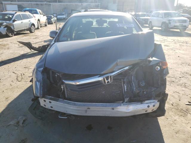 2HGFB2E51CH541256 - 2012 HONDA CIVIC LX GRAY photo 5