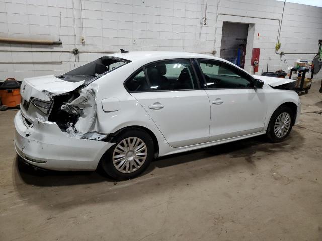 3VW1K7AJ1FM339366 - 2015 VOLKSWAGEN JETTA BASE WHITE photo 3
