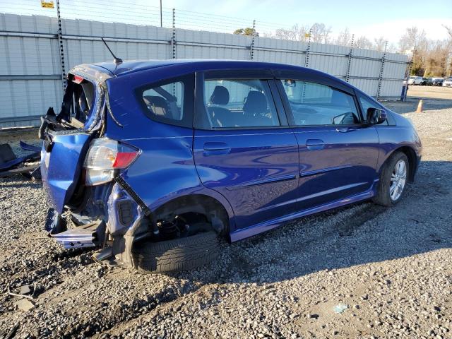 JHMGE8G4XAC004109 - 2010 HONDA FIT SPORT BLUE photo 3