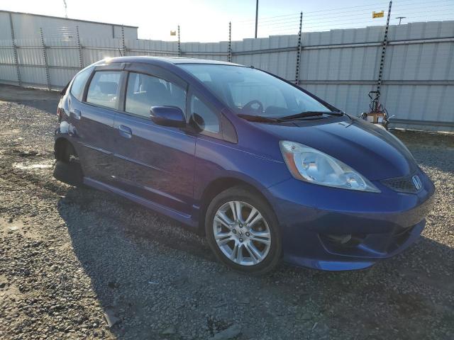 JHMGE8G4XAC004109 - 2010 HONDA FIT SPORT BLUE photo 4