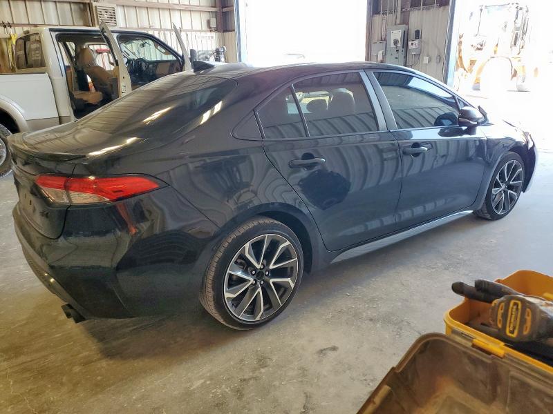 5YFS4MCE1NP122360 - 2022 TOYOTA COROLLA SE შავი ფოტო 3