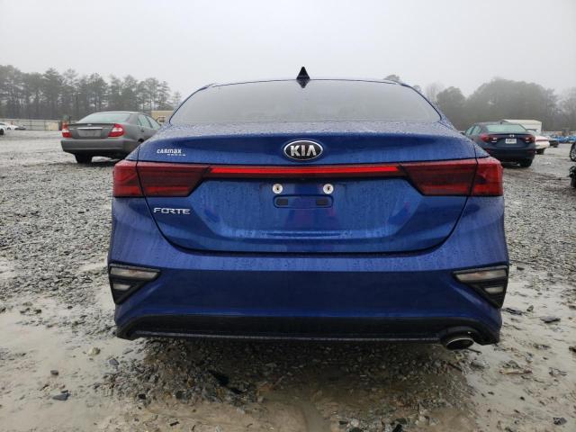 3KPF24AD8KE013778 - 2019 KIA FORTE FE BLUE photo 6