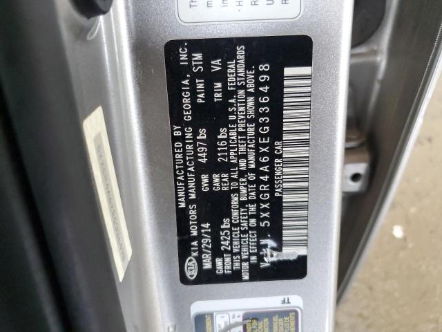 5XXGR4A6XEG336498 - 2014 KIA OPTIMA SX Bej foto 12