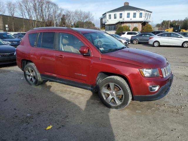 1C4NJDEB8GD598961 - 2016 JEEP COMPASS LATITUDE RED photo 4