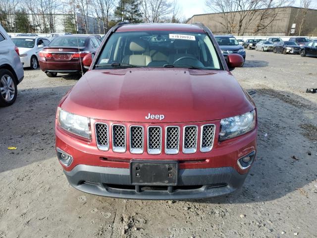 1C4NJDEB8GD598961 - 2016 JEEP COMPASS LATITUDE RED photo 5