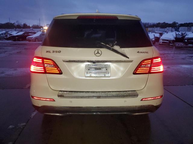 4JGDA5HB5CA055765 - 2012 MERCEDES-BENZ ML 350 4MATIC WHITE photo 6
