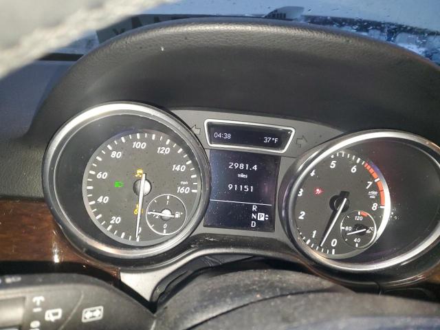 4JGDA5HB5CA055765 - 2012 MERCEDES-BENZ ML 350 4MATIC WHITE photo 9