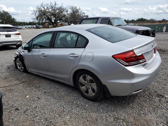 19XFB2F55FE084948 - 2015 HONDA CIVIC LX SILVER photo 2