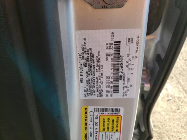 3LN6L2LU6ER804401 - 2014 LINCOLN MKZ HYBRID SILVER photo 12