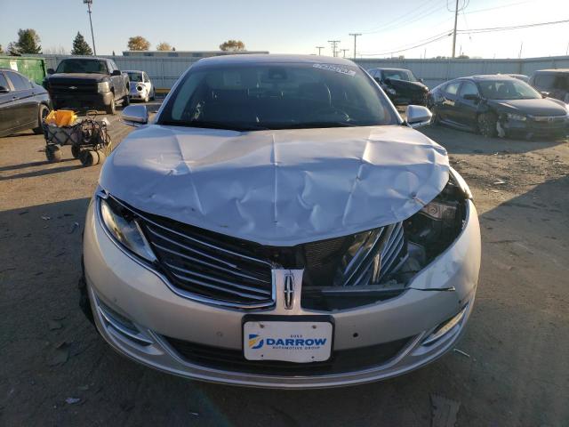 3LN6L2LU6ER804401 - 2014 LINCOLN MKZ HYBRID SILVER photo 5