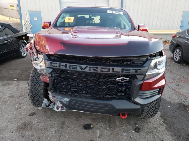 1GCGTEEN3N1116446 - 2022 CHEVROLET COLORADO ZR2 RED photo 5