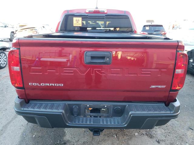 1GCGTEEN3N1116446 - 2022 CHEVROLET COLORADO ZR2 RED photo 6