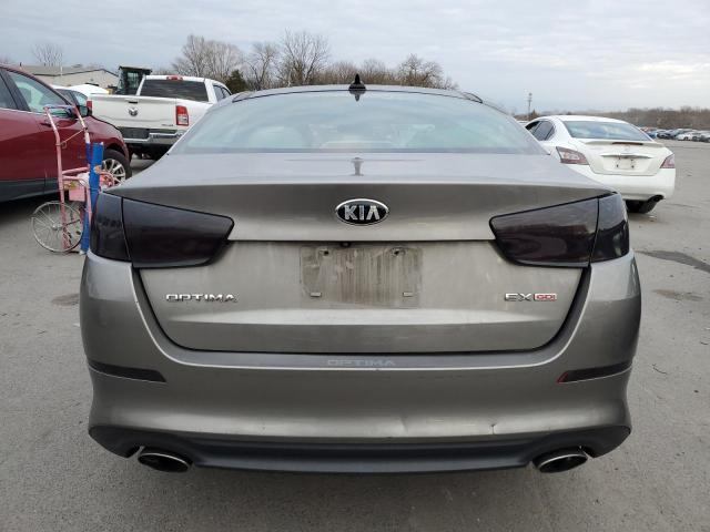 5XXGN4A77EG296031 - 2014 KIA OPTIMA EX GRAY photo 6