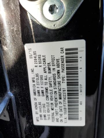 19UUB1F37FA023797 - 2015 ACURA TLX BLACK photo 12