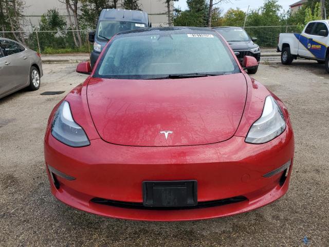 5YJ3E1EA7NF285603 - 2022 TESLA MODEL 3 Rouge photo 5