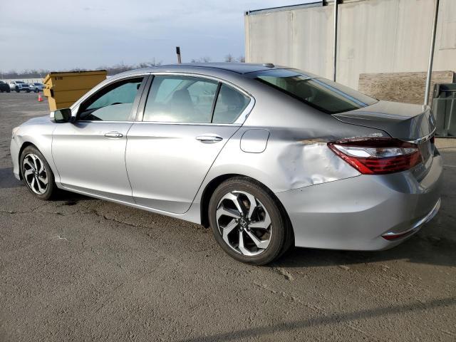 1HGCR2F70HA302852 - 2017 HONDA ACCORD EX SILVER photo 2