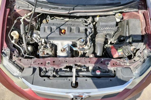 2HGFB2F53CH606848 - 2012 HONDA CIVIC LX 勃艮第红 照片 11