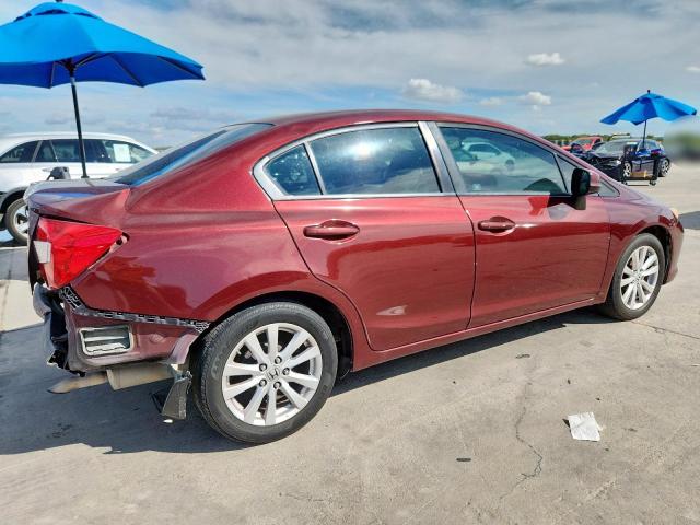 2HGFB2F53CH606848 - 2012 HONDA CIVIC LX 勃艮第红 照片 3