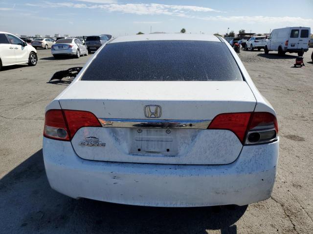 2HGFA1F58AH583528 - 2010 HONDA CIVIC LX WHITE photo 6