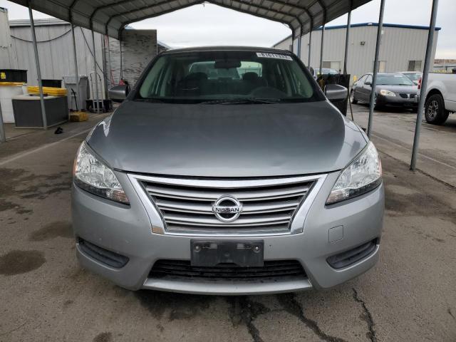 3N1AB7AP1EY225062 - 2014 NISSAN SENTRA S SILVER photo 5