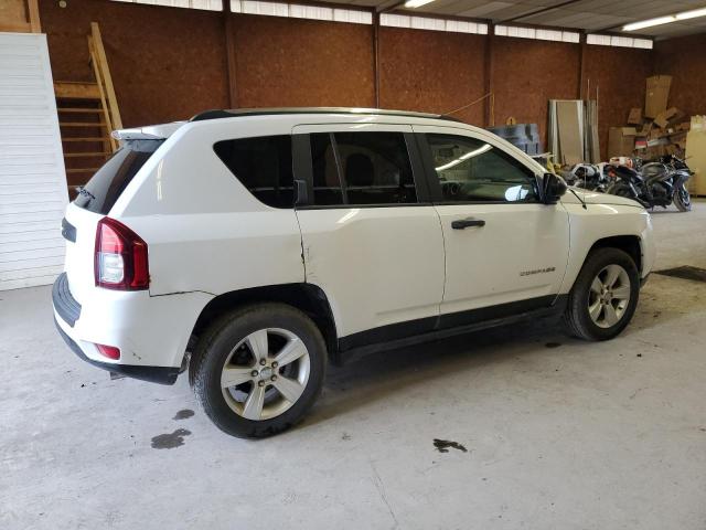1C4NJDBB2ED670674 - 2014 JEEP COMPASS SPORT WHITE photo 3