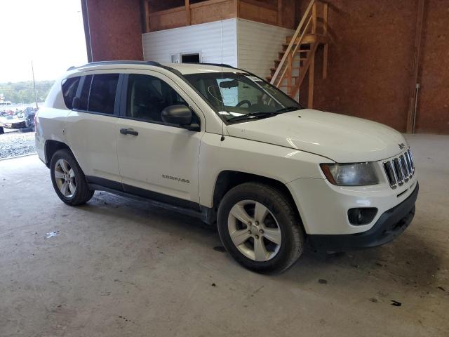 1C4NJDBB2ED670674 - 2014 JEEP COMPASS SPORT WHITE photo 4