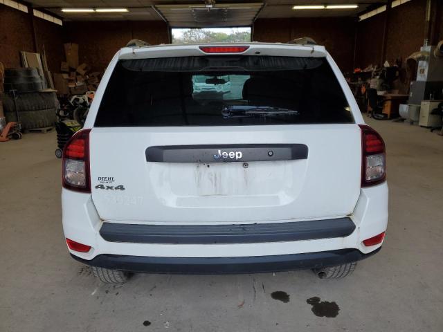 1C4NJDBB2ED670674 - 2014 JEEP COMPASS SPORT WHITE photo 6