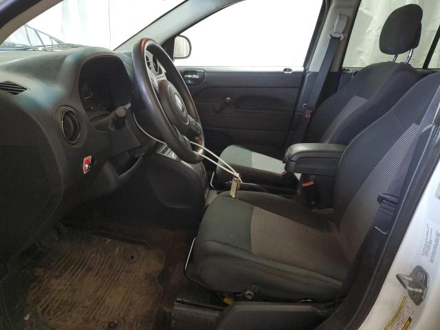 1C4NJDBB2ED670674 - 2014 JEEP COMPASS SPORT WHITE photo 7