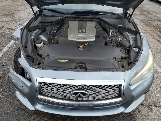 JN1BV7AP4EM676341 - 2014 INFINITI Q50 BASE GRAY photo 11