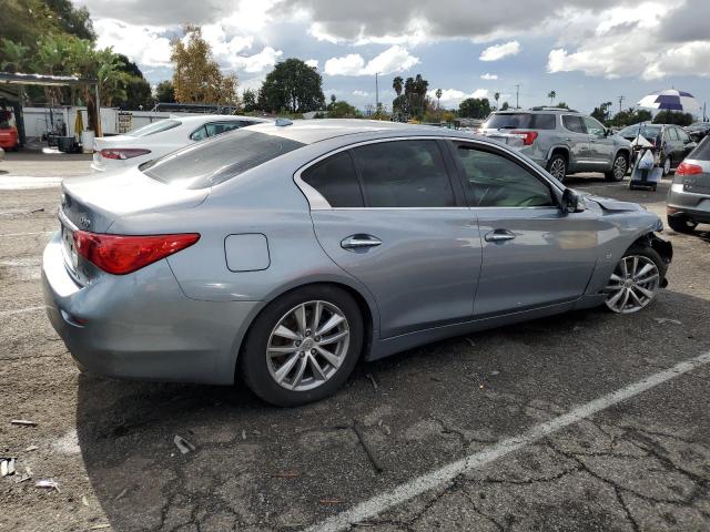 JN1BV7AP4EM676341 - 2014 INFINITI Q50 BASE GRAY photo 3