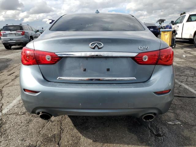 JN1BV7AP4EM676341 - 2014 INFINITI Q50 BASE GRAY photo 6