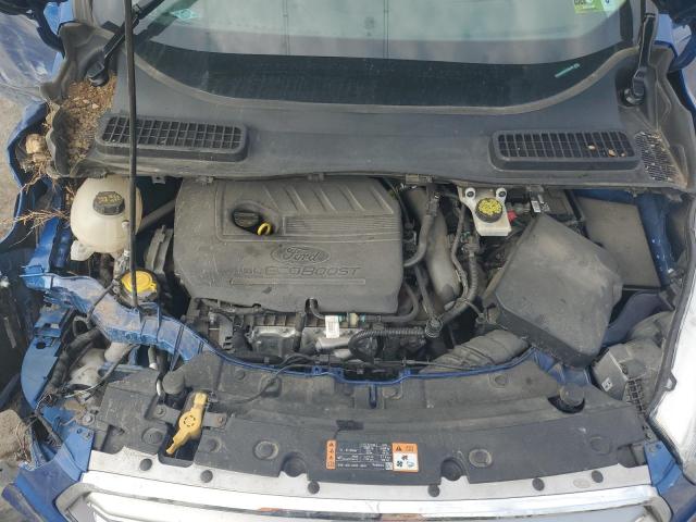 1FMCU9JD5HUB58440 - 2017 FORD ESCAPE TITANIUM Bleu photo 12