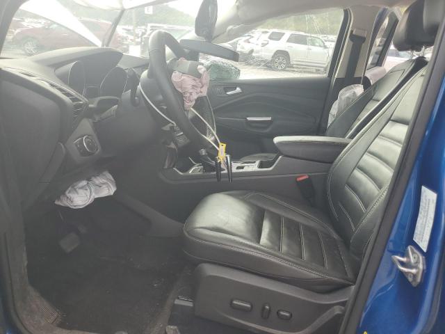 1FMCU9JD5HUB58440 - 2017 FORD ESCAPE TITANIUM Bleu photo 7