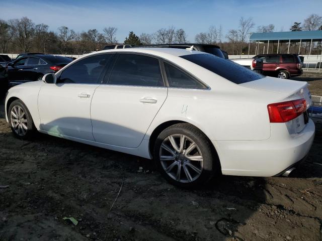 WAUDFAFC7EN122420 - 2014 AUDI A6 PREMIUM PLUS WHITE photo 2