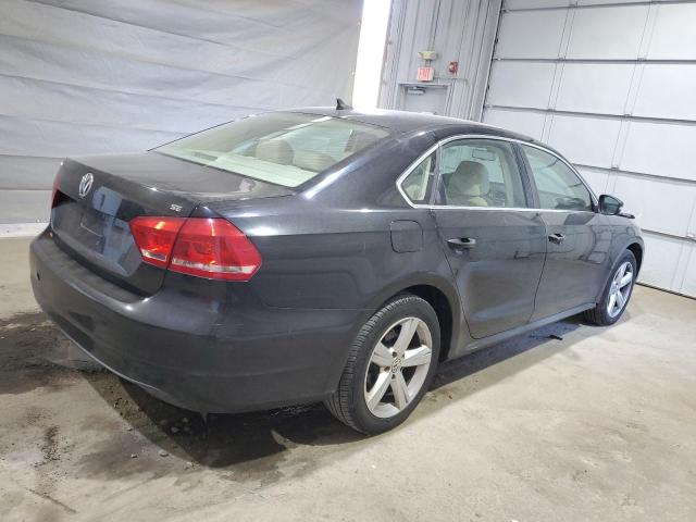 1VWBP7A31CC079233 - 2012 VOLKSWAGEN PASSAT SE Czarny zdjęcie 3