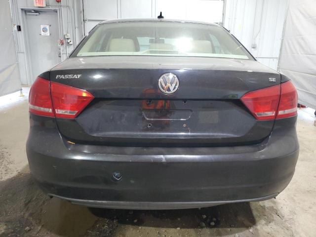 1VWBP7A31CC079233 - 2012 VOLKSWAGEN PASSAT SE Czarny zdjęcie 6