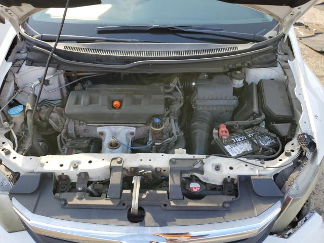 2HGFB2F81CH327294 - 2012 HONDA CIVIC EX WHITE photo 11