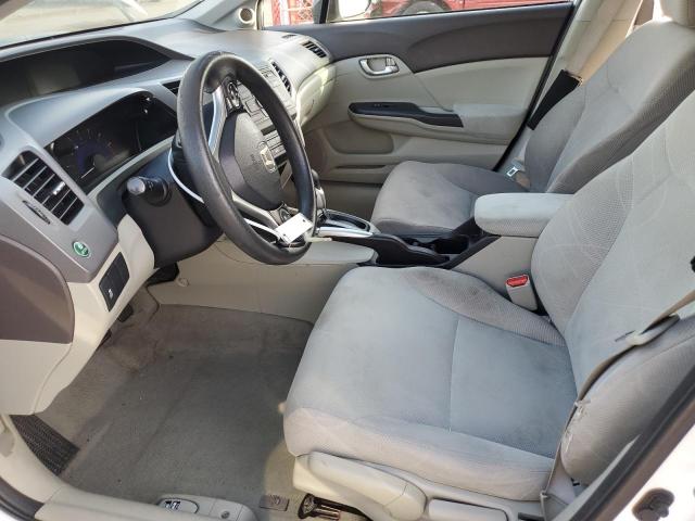 2HGFB2F81CH327294 - 2012 HONDA CIVIC EX WHITE photo 7