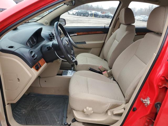 KL1TD5DE1BB128704 - 2011 CHEVROLET AVEO LS 红色 照片 7