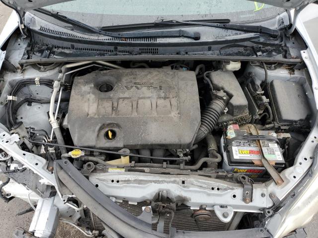 2T1BURHE3EC102181 - 2014 TOYOTA COROLLA L SILVER photo 11