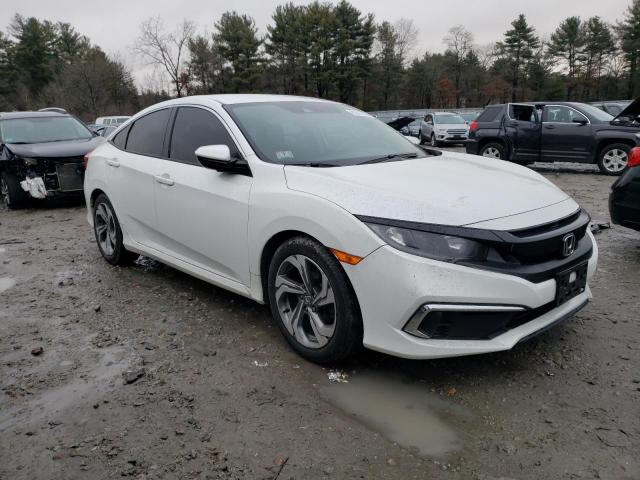 2HGFC2F66KH581495 - 2019 HONDA CIVIC LX WHITE photo 4