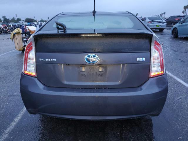 JTDKN3DU5D5614026 - 2013 TOYOTA PRIUS CHARCOAL photo 6