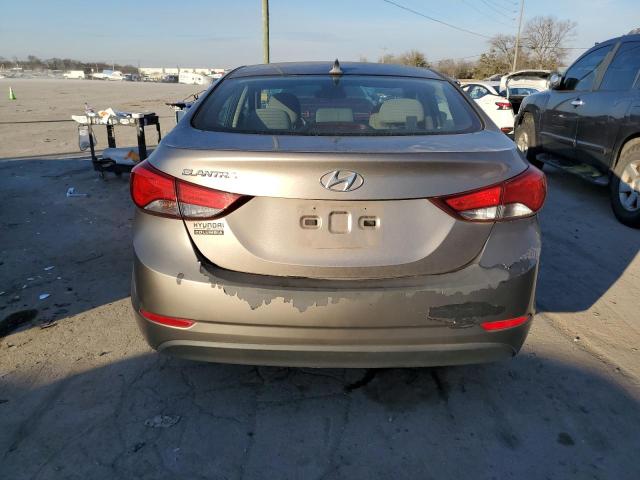 5NPDH4AEXEH518333 - 2014 HYUNDAI ELANTRA SE CHARCOAL photo 6