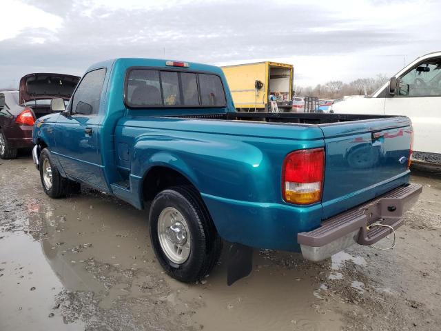 1FTCR10AXVPB58636 - 1997 FORD RANGER GREEN photo 2