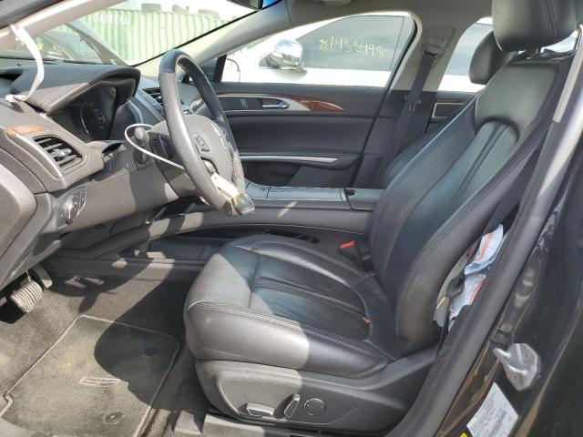 3LN6L2GK2ER803092 - 2014 LINCOLN MKZ BLACK photo 7