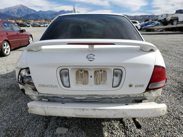 3N1CB51A03L556783 - 2003 NISSAN SENTRA GXE WHITE photo 6