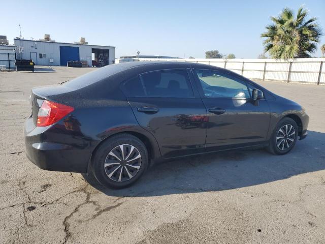 19XFB2F57CE369890 - 2012 HONDA CIVIC LX BLACK photo 3