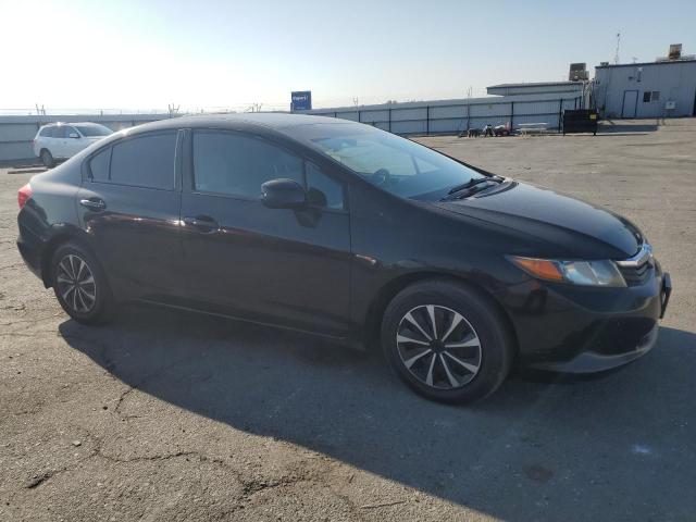 19XFB2F57CE369890 - 2012 HONDA CIVIC LX BLACK photo 4