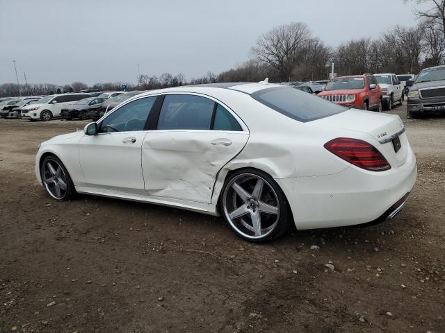 WDDUG8DB3JA408646 - 2018 MERCEDES-BENZ S 560 WHITE photo 2