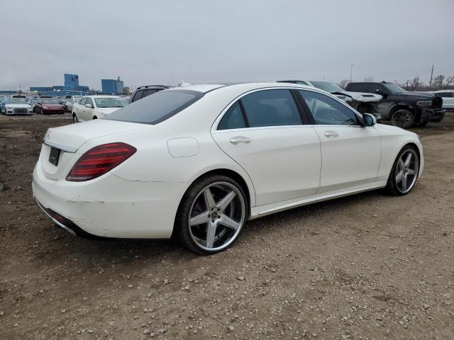 WDDUG8DB3JA408646 - 2018 MERCEDES-BENZ S 560 WHITE photo 3